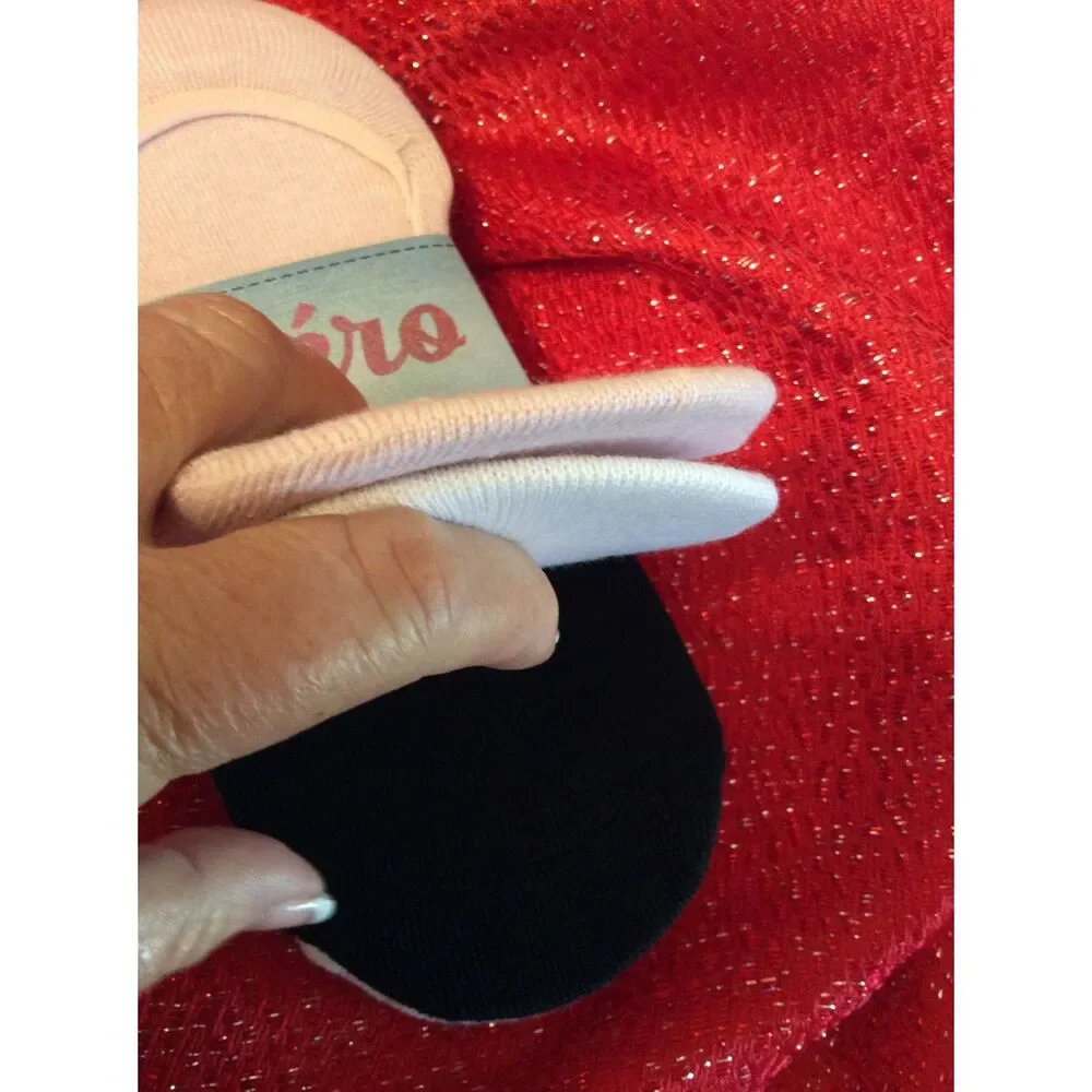 Aero New 6 package Womens Sneaker Liner Socks Non Slip Grips Size 4-10